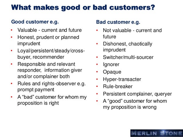 Essay on good and bad customer service